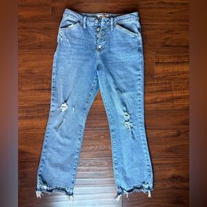 We The Free distressed denim button fly size 29